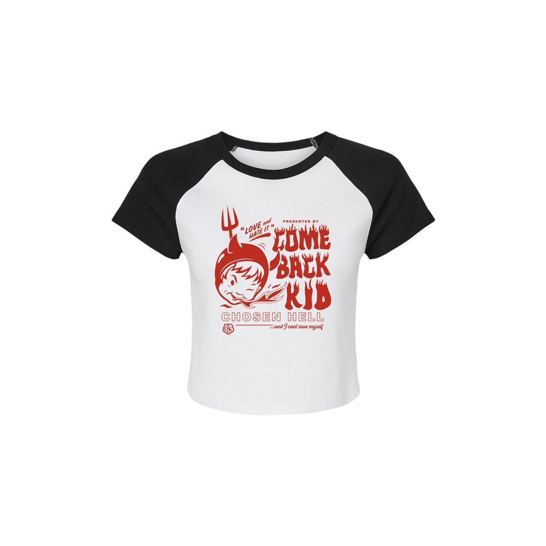 Chosen Hell Baby Crop Tee