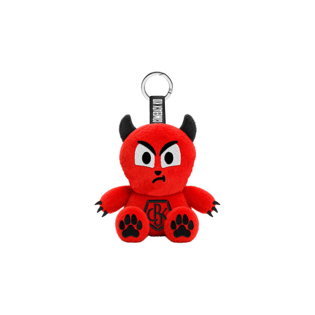 Angry Little Devil Plushie Keychain