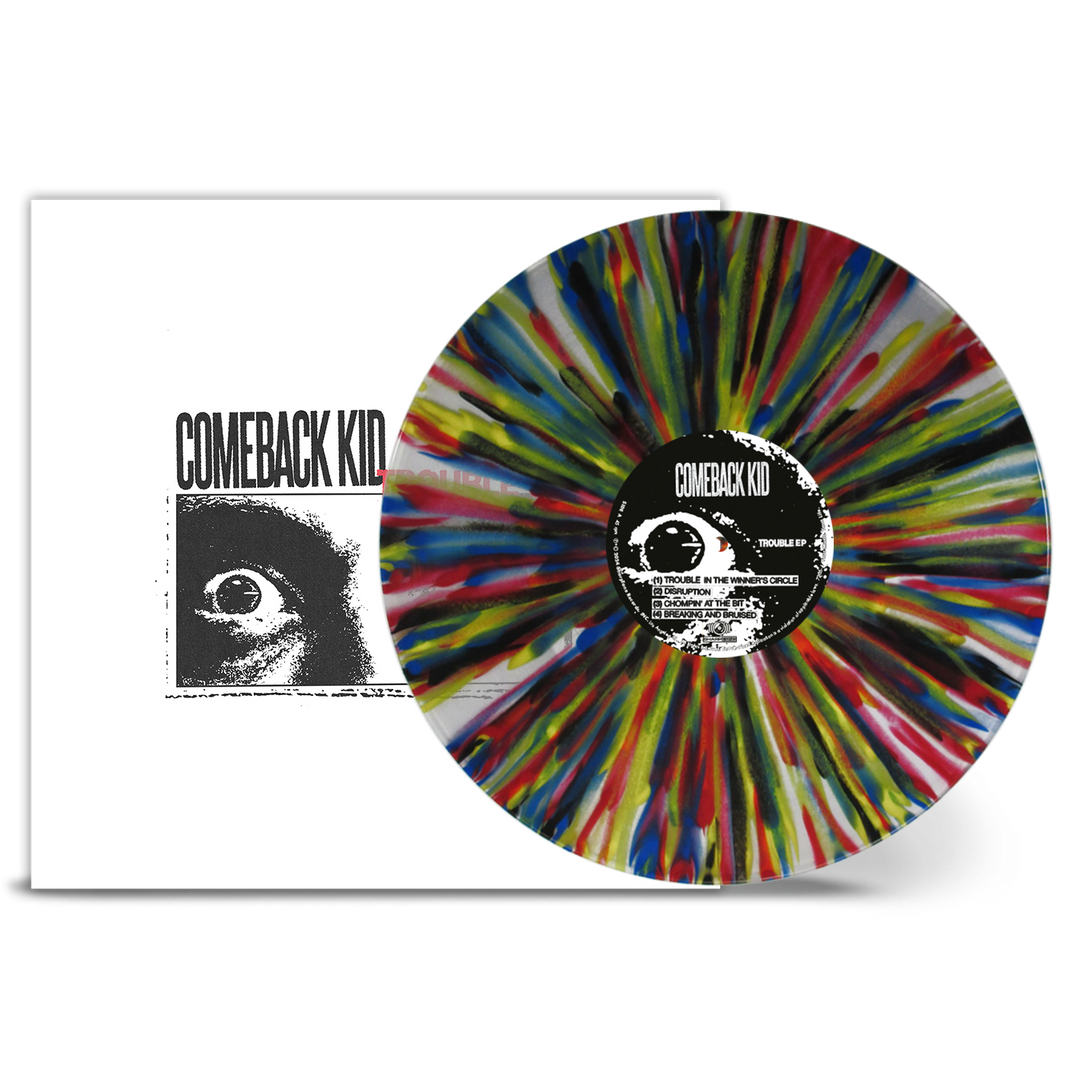 Trouble EP (Clear Yellow Blue Red Black Splatter)