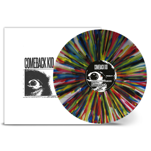 Trouble EP (Clear Yellow Blue Red Black Splatter)