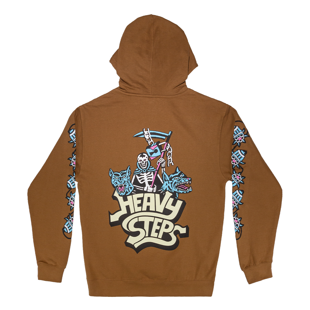 Heavy Steps Dark Sandstone Hoodie