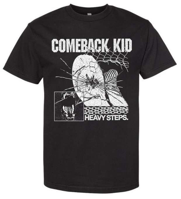 Comeback Kid - Glass Boot Black Tee